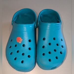 Teal Blue Crocs Clogs Summer Slip-On mens 9 women's 11